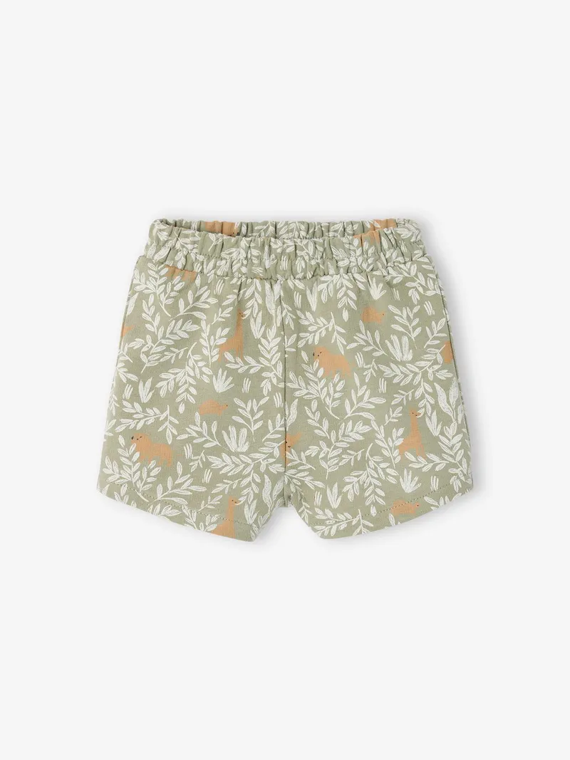Vertbaudet 2er-Pack Baby Shorts aus leichter Sweatware tonfarben, Tonfarben, – Produktbild 2 von 3