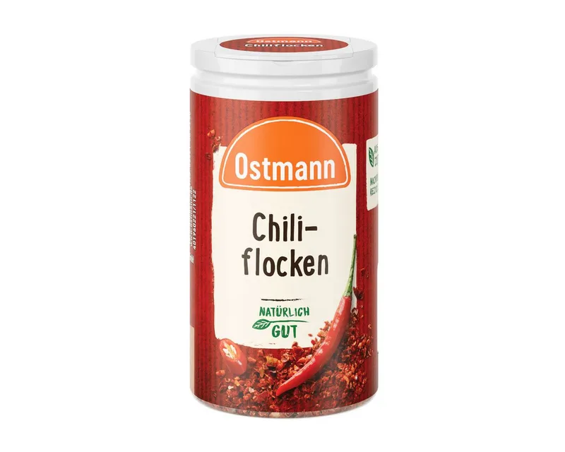 Ostmann Ostmann Gewürz, Ostmann Chiliflocken intensive und scharfe Würze Packung 30g – Produktbild 1 von 2