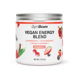 GymBeam GymBeam Vegan Energy Blend 217,5 g Erdbeere – Produktbild 1 von 1