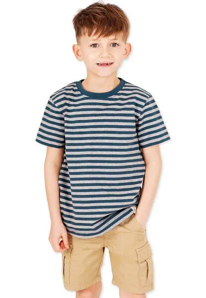 Band of Rascals Band of Rascals Striped T-Shirt, Dark-petrol, – Produktbild 1 von 4