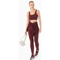 ORGANICATION ORGANICATION LIBBY | High Waist Leggings aus recyceltem Polyamid, Bordeaux, – Produktbild 1 von 1