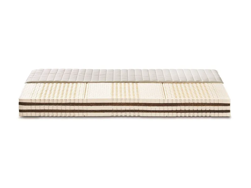 Lonsberg Lonsberg Orthopädische 5 Schichten Matratze Naturlatex 90x200 cm Bezug 60% Bio-Baumwolle, 40% Bio-Schurwolle, Natur, – Produktbild 1 von 1