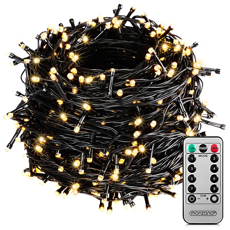 Casaria® Casaria Lichterkette 200 LED mit Fernbedienung 20m warm weiß – Produktbild 1 von 1