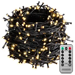 Casaria® Casaria Lichterkette 200 LED mit Fernbedienung 20m warm weiß – Produktbild 1 von 1