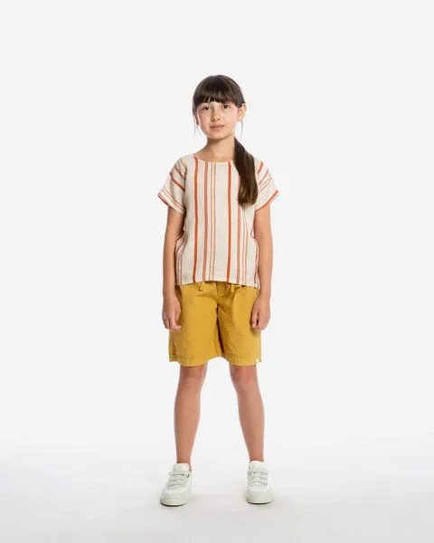 MATONA Matona Kurze Hose | Bermuda Shorts | aus Bio-Baumwolle | GOTS-zertifiziert, Honey, – Produktbild 3 von 4