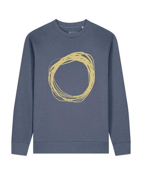 watapparel watapparel Sweatshirt Unisex Kreis, Blue grey, – Produktbild 1 von 2