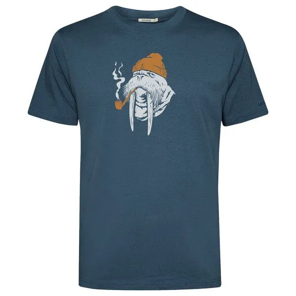 GreenBomb GREENBOMB T-Shirt Smokey Walrus Fusion, Blue pine, – Produktbild 1 von 4