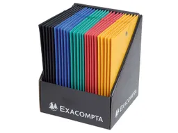 Exacompta 25 Exacompta Sammelmappen, Colorspan-Karton, 425 g/m², DIN A6, 3 Klappen, sortiert – Produktbild 1 von 1