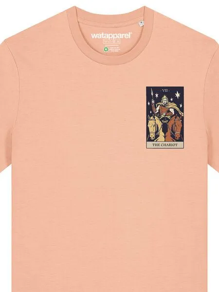 watapparel watapparel T-Shirt Unisex Tarot The Chariot, Fraiche peche, – Produktbild 3 von 3