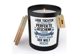 22Feels Duftkerze Deko Tochter Geschenk v Mama 18 Geburtstag Weihnachten Abitur Mädchen, MADE IN GERMANY, Europäisches Sojawachs, Handgegossen – Produktbild 1 von 1