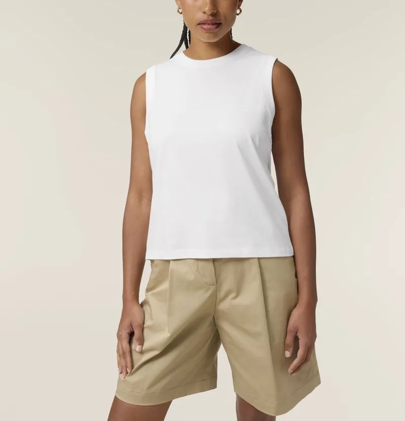 UNIPOLAR UNIPOLAR Basic Top Miak, White, – Produktbild 1 von 1