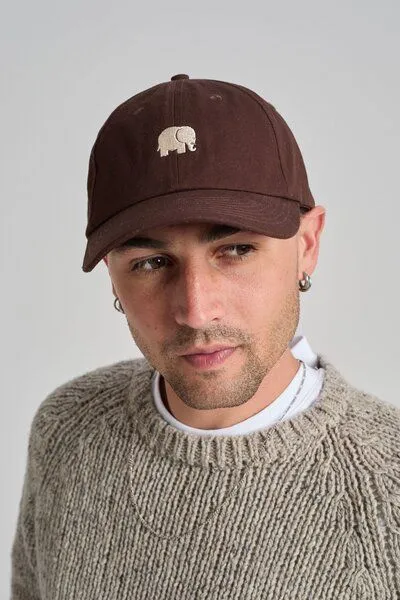 Trendsplant Trendsplant Logo Dad Cap Poplar Brown, Braun, – Produktbild 4 von 4