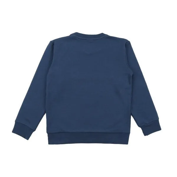 Walkiddy Walkiddy Kinder Sweatshirt GOTS zertifiziert Bio-Baumwolle, Hunde-Motiv, Blau, – Produktbild 2 von 3