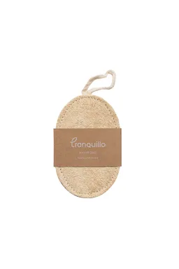 Tranquillo Luffa-Schwamm oval - gelb – Produktbild 1 von 1