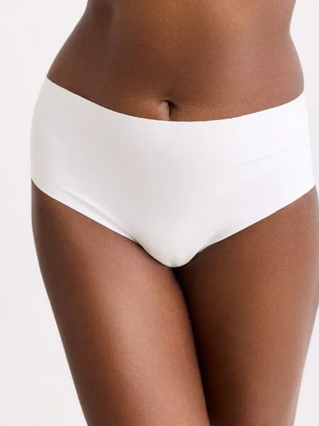erlich textil erlich textil Light Touch High Waist Brazil String aus Modal, Ecru, – Produktbild 4 von 6