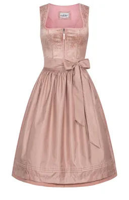 Nübler Trachtenkleid Midi Dirndl Gepa in Apricot von Nübler - Rocklänge 60 cm – Produktbild 1 von 1