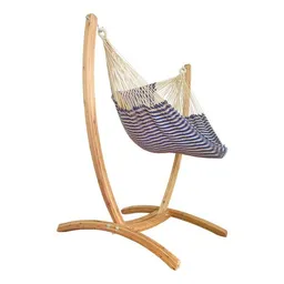MacaMex MacaMex Hängesessel SET – Uve Holzständer mit Vela Netzhängesessel – Produktbild 1 von 1