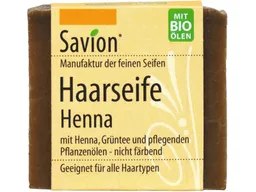Savion - feine Seifen Manufaktur Bio Haarseife Henna 85 g Für alle Haartypen – Produktbild 1 von 1
