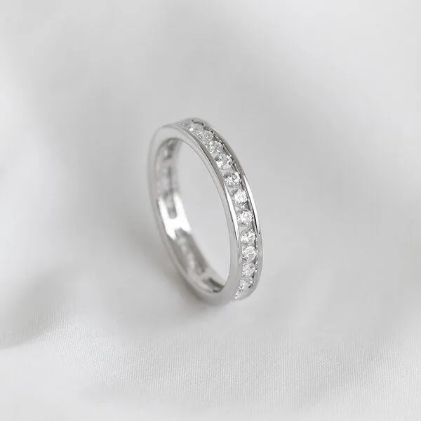 Eppi Eppi Eternity-Ring mit Lab Grown Diamanten Branko, Rosa, – Produktbild 1 von 4