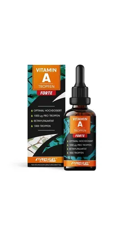 ProFuel ProFuel Vitamin A Forte 1800 Tropfen 50ml Tropfen, 50 ml, Tropfen – Produktbild 1 von 1