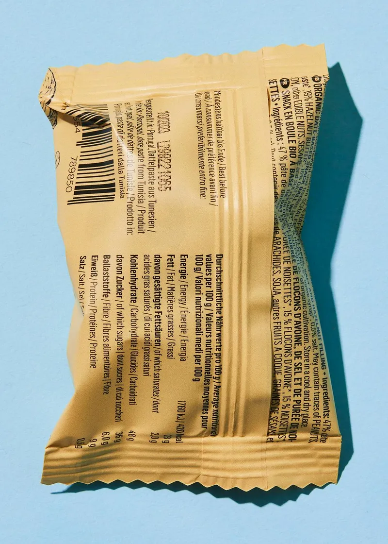 KoRo Bio Energy Ball Salted Hazelnut 30 g – Produktbild 3 von 5