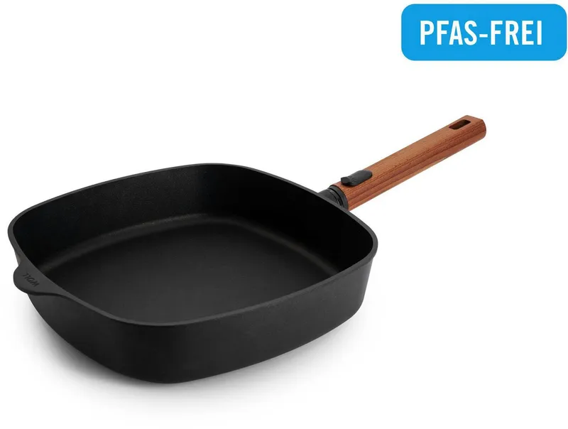 Woll Woll Bratpfanne MADE IN GERMANY - Eco Logic QXR Guss-Pfanne viereckig, Aluminiumguss (1-tlg), Diamond-QXR - Beschichtung, Schwarz, – Produktbild 1 von 5