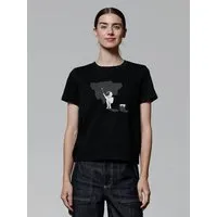 watapparel watapparel T-Shirt Frauen Painting space, Black, – Produktbild 1 von 1