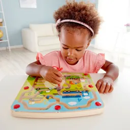 Hape Hape Magnetspiel Baufahrzeuge-Labyrinth – Produktbild 1 von 1