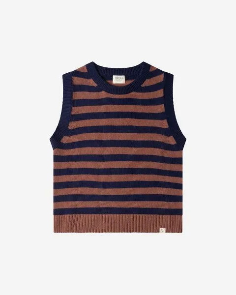 MATONA Matona Pullunder | Wool Tank | aus Wolle und Baumwolle | GOTS-zertifiziert, Navy striped, – Produktbild 2 von 3