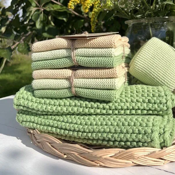Solwang Design Solwang Design 3er-Set Spültücher aus 100% Biobaumwolle, Honigmelone, – Produktbild 2 von 2