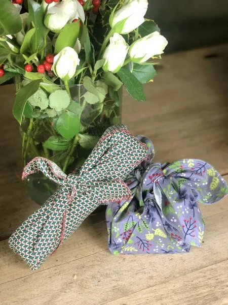 ever&again ever&again Furoshiki Tücher, Geschenkpapier aus Stoff, Dodo, – Produktbild 3 von 4