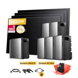 EcoFlow EcoFlow Stream Ultra X, All-in-One Speicher für Balkonkraftwerke, mit 4 x 480Wp Sunpro BC Bifazial Full Black Solarmodul, by Powerness - Stream Ultra X + 5 x Stream AC Pro | 13440Wh / Gratis Smart Meter / Selbstabholung – Produktbild 1 von 1
