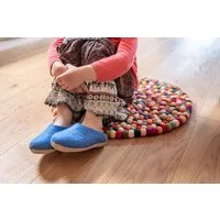 naturling naturling Filz Teppich 60cm - kleiner Filzkugelteppich aus 100% Schurwolle – Produktbild 1 von 1