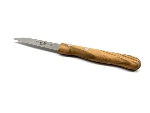 Olivenholz erleben Olivenholz erleben Gemüse- / Schälmesser mit gerader Klinge mit Olivenholzgriff – Produktbild 5 von 5