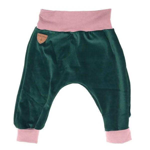 Frija Omina Frija Omina Mitwachsende Bio Nickihose Hygge mini, Smaragd + rosa, – Produktbild 1 von 2