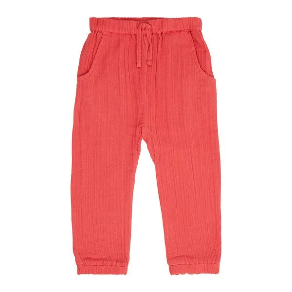 Sense Organics sense-organics Sense Organics Baby Kinder Crinkle Hose Bio Baumwolle, Rot, – Produktbild 1 von 2