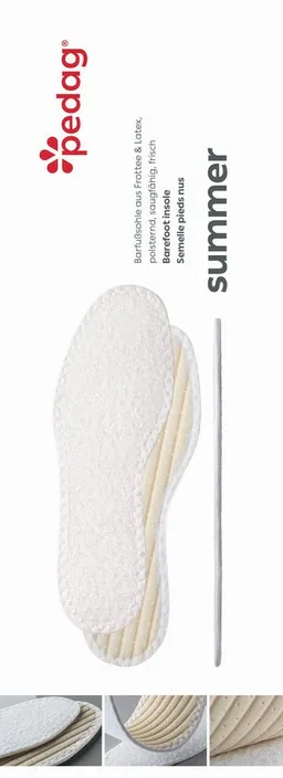 Pedag Barfußsohlen Summer - mit der Barfußsohle luftig leicht durch den Sommer – Produktbild 1 von 1