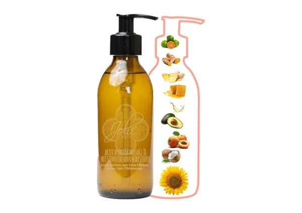 Jolie au naturel Jolie au naturel Aktiv Ayurveda Massageöl – Produktbild 2 von 2