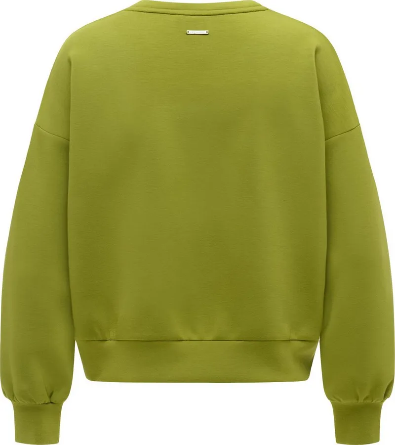 ragwear ragwear Sweater Wuss Solid lässiges oversized Damen Sweatshirt, Grün, – Produktbild 3 von 3