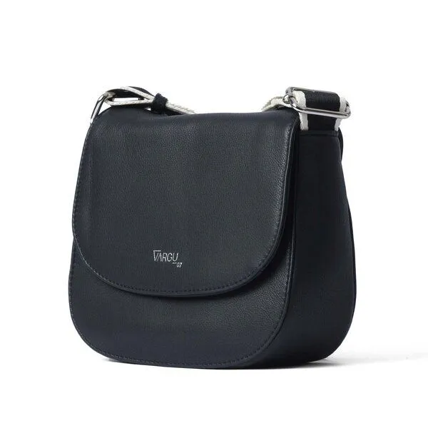 Vargu Vargu Leder-Umhängetasche Levina 1, Black, – Produktbild 2 von 4