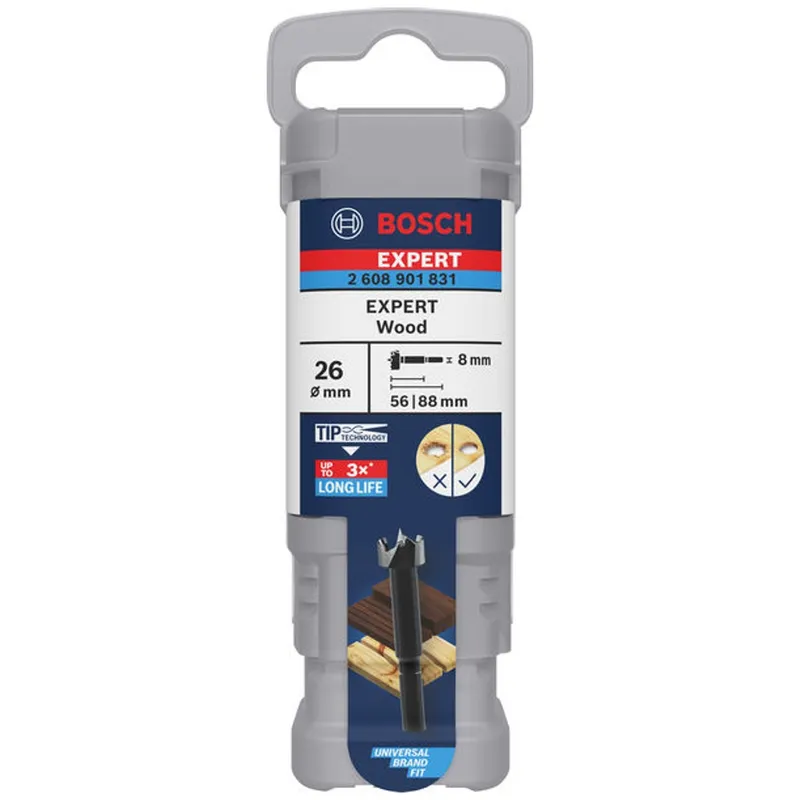 Bosch Professional Bosch Professional Bosch EXPERT Forstnerbohrer Wood, 26 mm, D8 mm – Produktbild 1 von 1