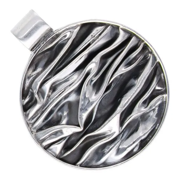 pakilia pakilia Silber Kette Wellen-Rund Fair-Trade und handmade – Produktbild 3 von 4