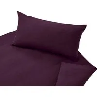 Cotonea Cotonea Bio Edel-Biber-Bettwäsche Classic, Beere (lila), – Produktbild 1 von 1