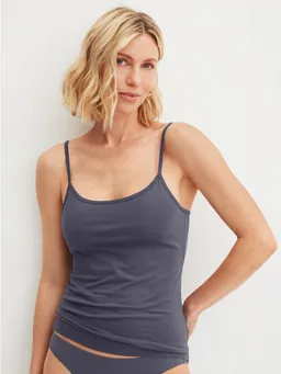 CALIDA CALIDA Spaghettitop Essential Cotton tiefer Ausschnitt, Single Jersey Qualität, schmale Träger, weich – Produktbild 1 von 1