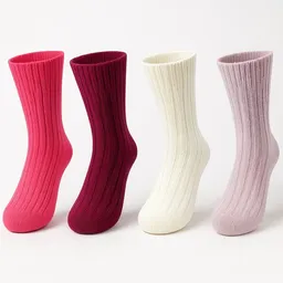 Bruno Barella Bruno Barella Alpaka Nordlicht Femme – Thermo Socken aus Alpakawolle & Schafwolle, 4er Set – Produktbild 1 von 1