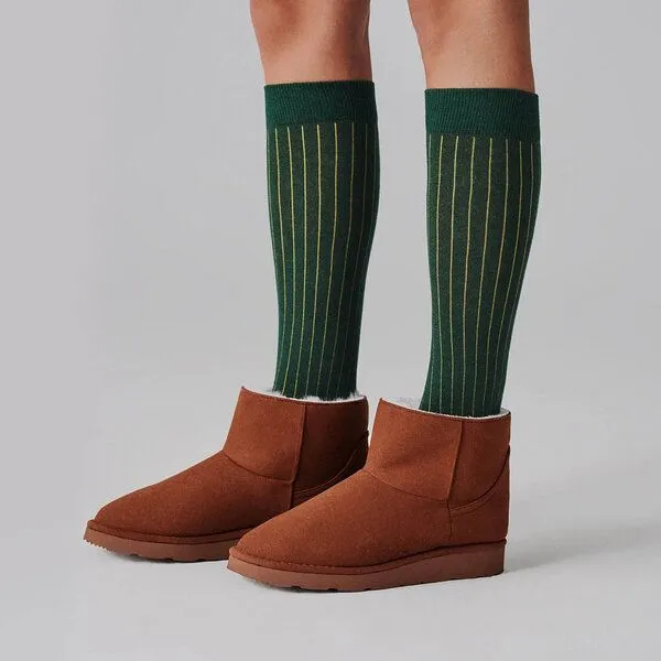 New Orchard New Orchard Knee-high Vegan Socks, Grün, – Produktbild 2 von 4