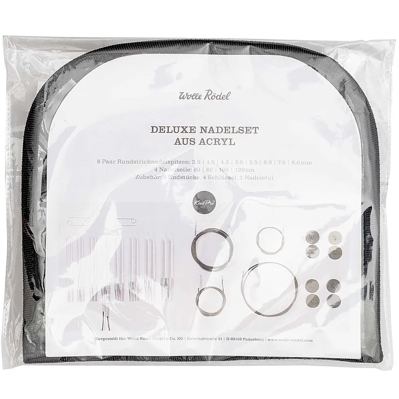 Wolle Rödel Wolle Rödel KnitPro Deluxe Nadelset Acryl – Produktbild 1 von 1