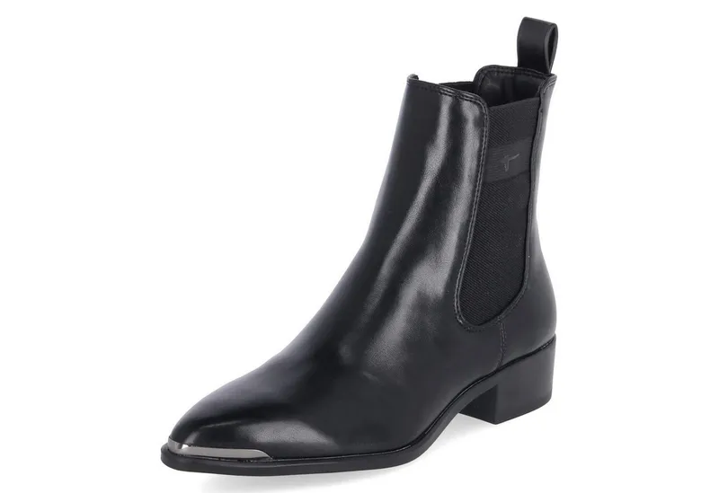 Tamaris Tamaris Chelsea Boots 1-25368-47-020 Damen Textil & Synthetik black Schlupfstiefel, Schwarz, – Produktbild 2 von 5