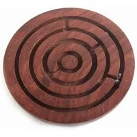 El Puente El Puente Geduldsspiel "Labyrinth" | Fair Trade & Handmade aus Indien, Mehrfarbig, – Produktbild 1 von 1