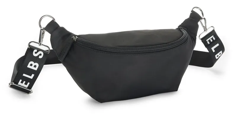 Elbsand Elbsand Bauchtasche Umhängetasche, Crossbody Bag, Gürteltasche, Brusttasche, Hüfttasche VEGAN, Schwarz, – Produktbild 2 von 4